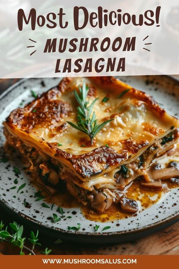 Mushroom and Spinach Lasagna easy