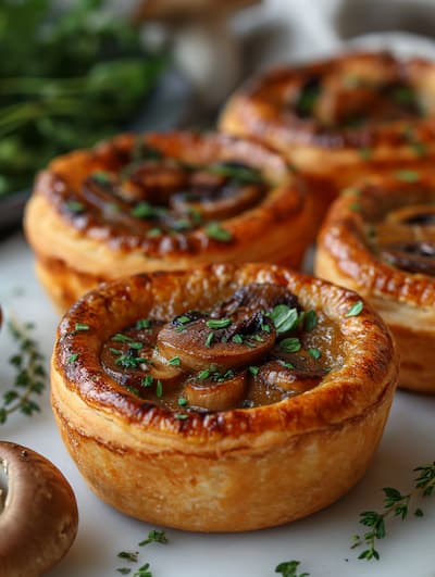 Mushroom Tartlettes recipe