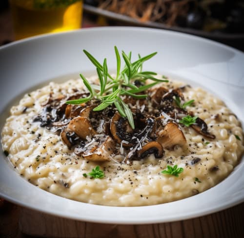 Oyster-risotto