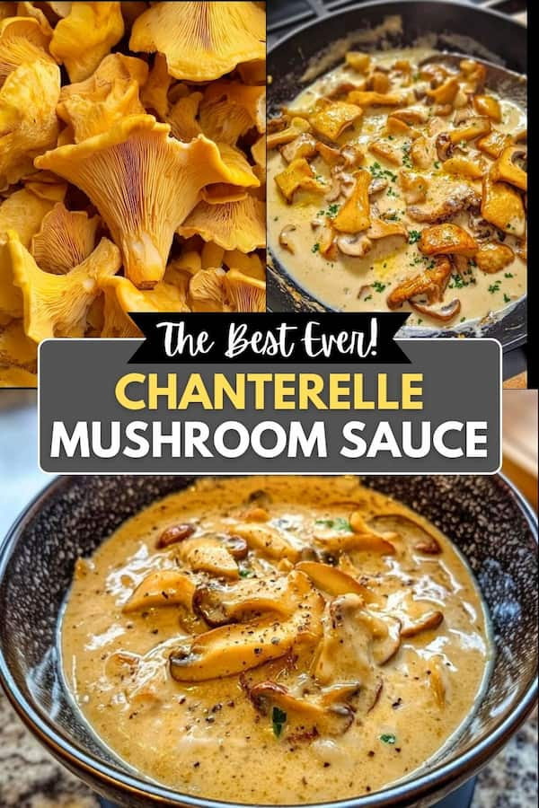 chanterelle mushroom sauce recipe easy mushroom recipe 