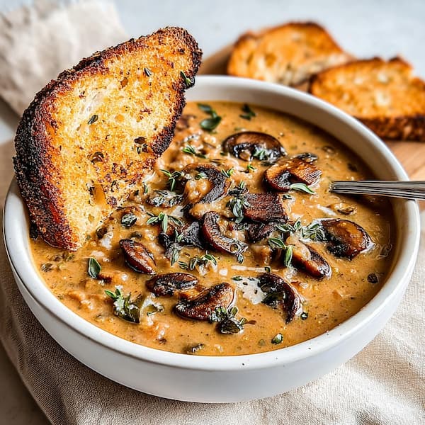 creamy mushroom soup