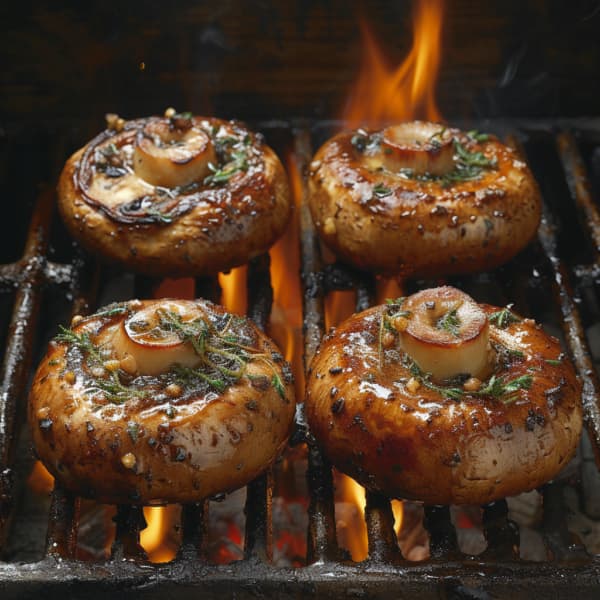 grilled mushrooms