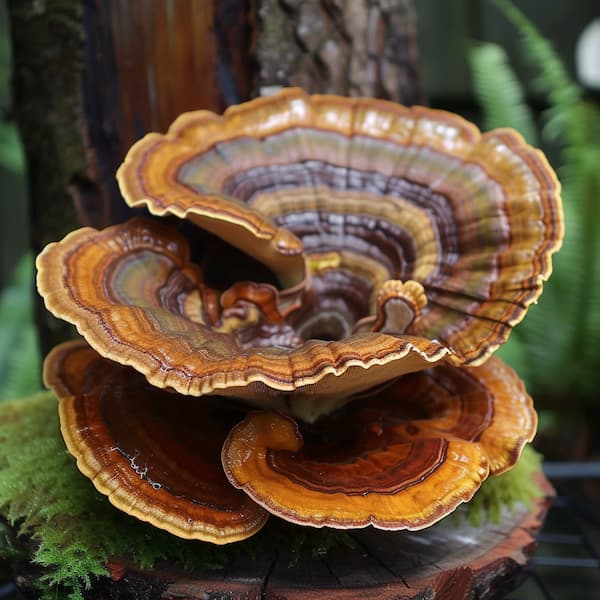 turkey tail mushroom wild