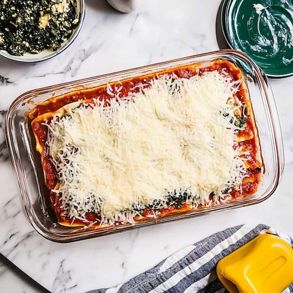 veggie mushroom lasagna