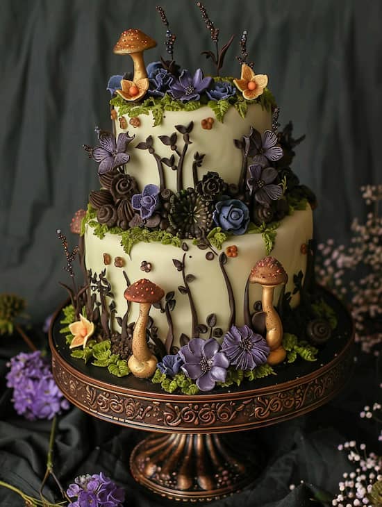 Cake design mushroom 213