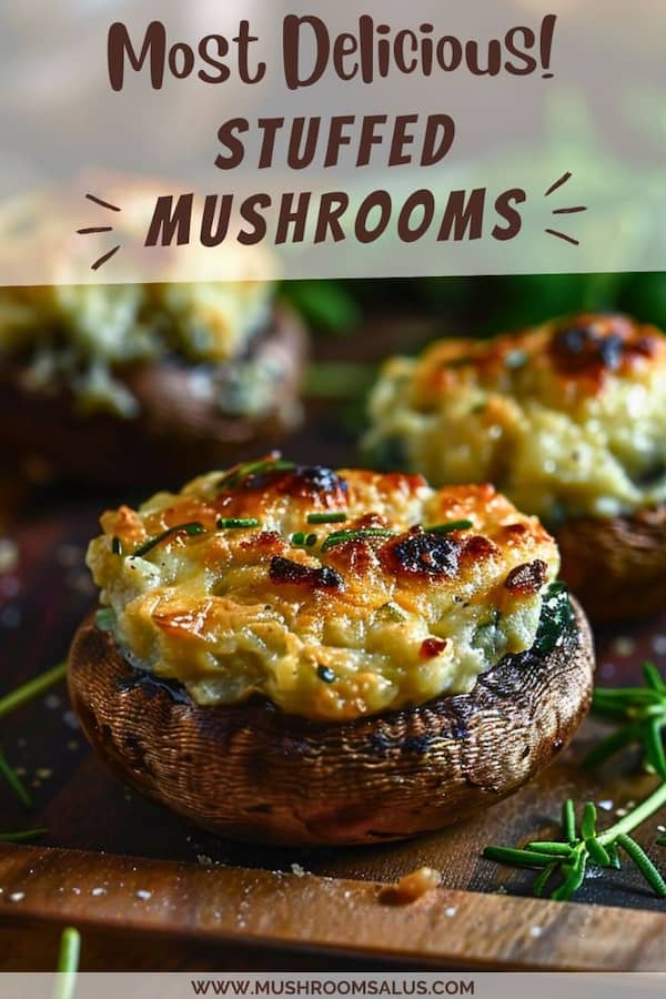 Stuffed Mushrooms with Cream Cheese and Spinach