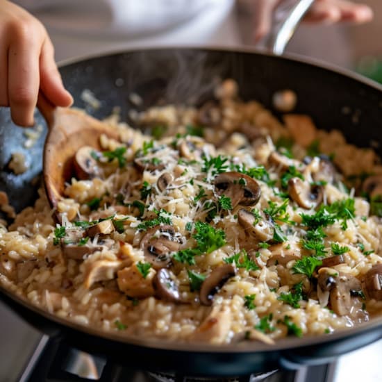 mushroom risotto recipe easy