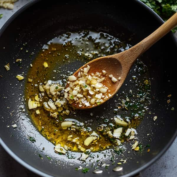 sauting onions and garlic