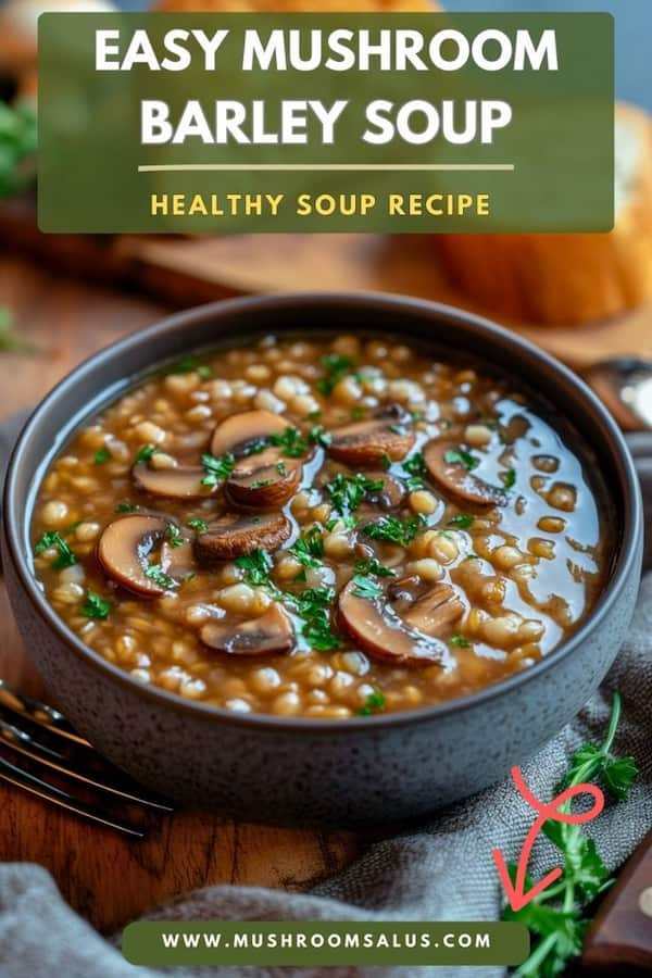 Mushroom Barley Soup Recipe