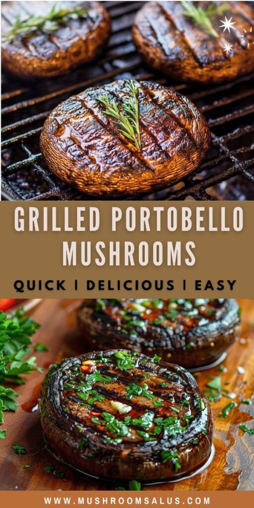 Easy Grilled Portobello Mushrooms