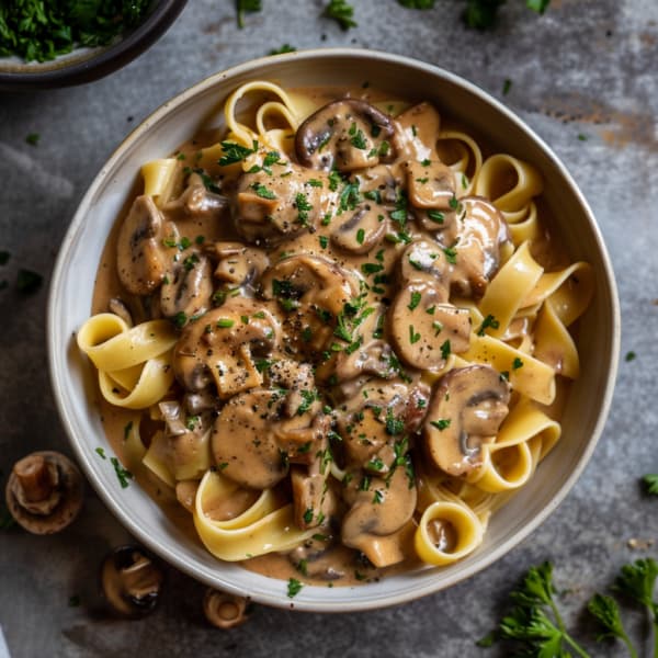 Mushroom Stroganoff Recipe easy