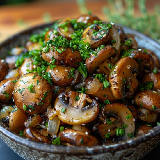 Sautéed Mushrooms and Onions Recipe
 easy