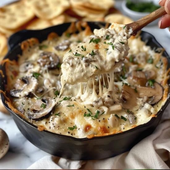 mushroom dip recipe easy