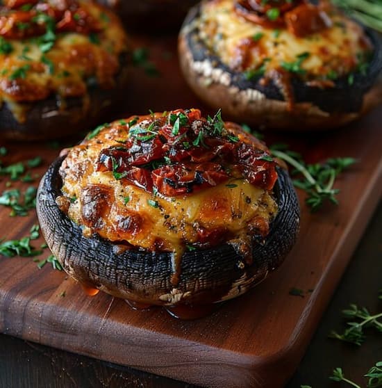 stuffed mushrooms with parmesan