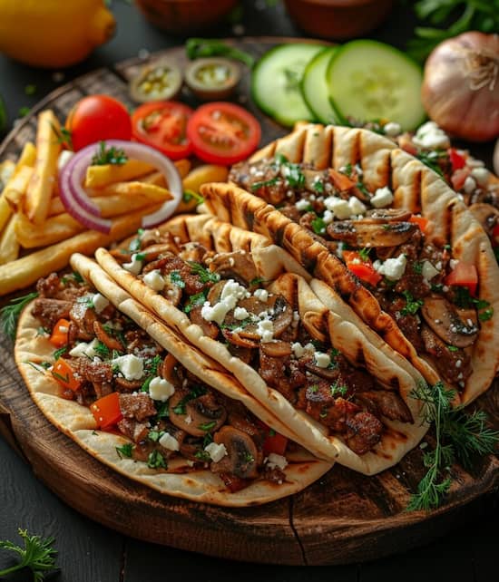 vegetarian gyros recipe  easy