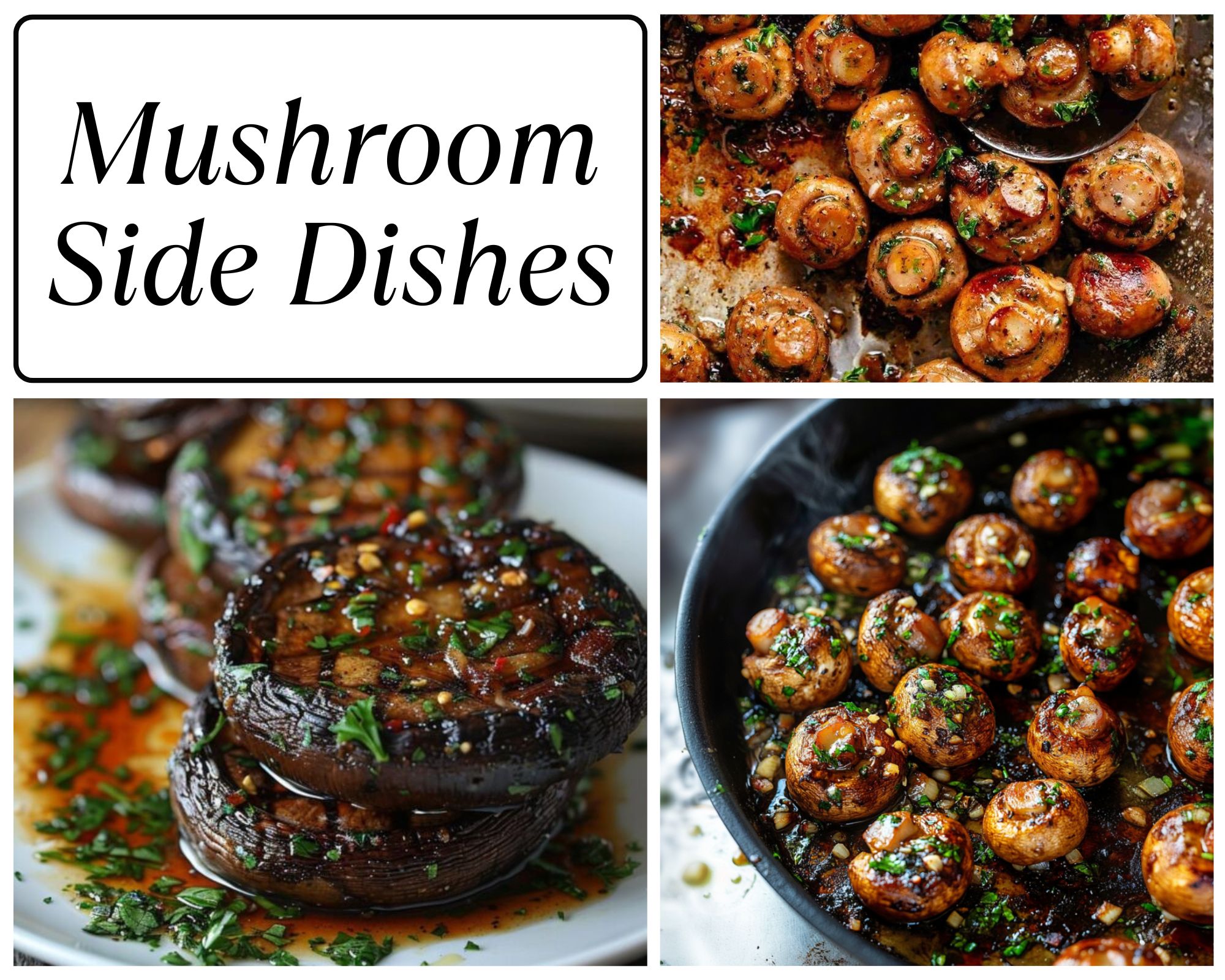 mushrooms side dishes