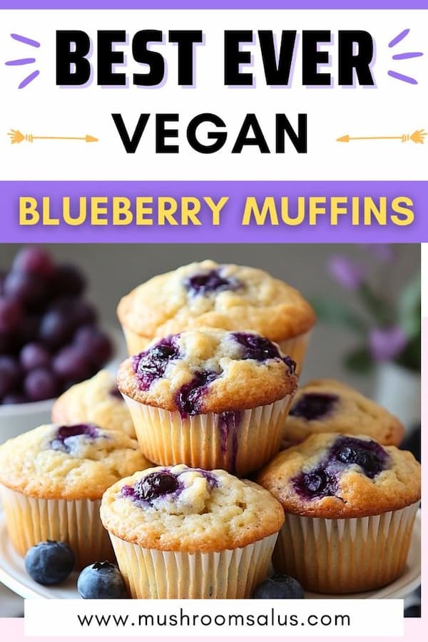 Vegan Blueberry Muffins