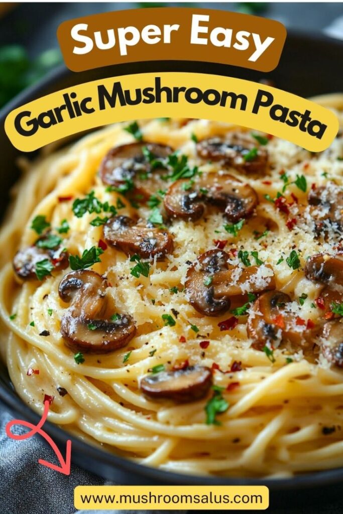 Creamy Garlic Mushroom Pasta_ A Quick Weeknight Favorite