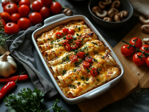 Creamy-Mushroom-Enchiladas