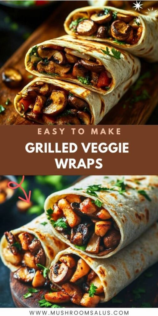 Vegan Grilled Veggie Wraps