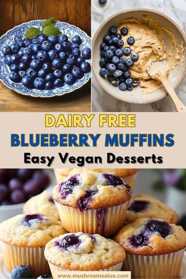 Vegan Blueberry Muffins