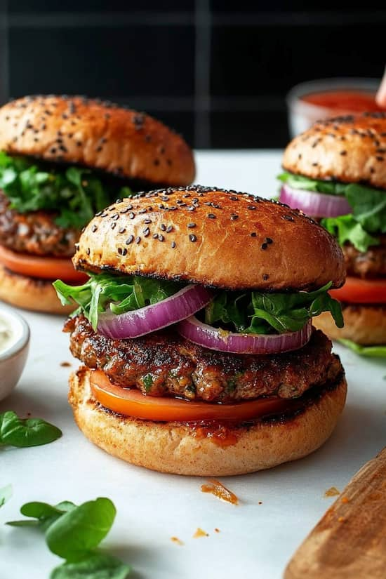 Vegetarian burger recipe easy