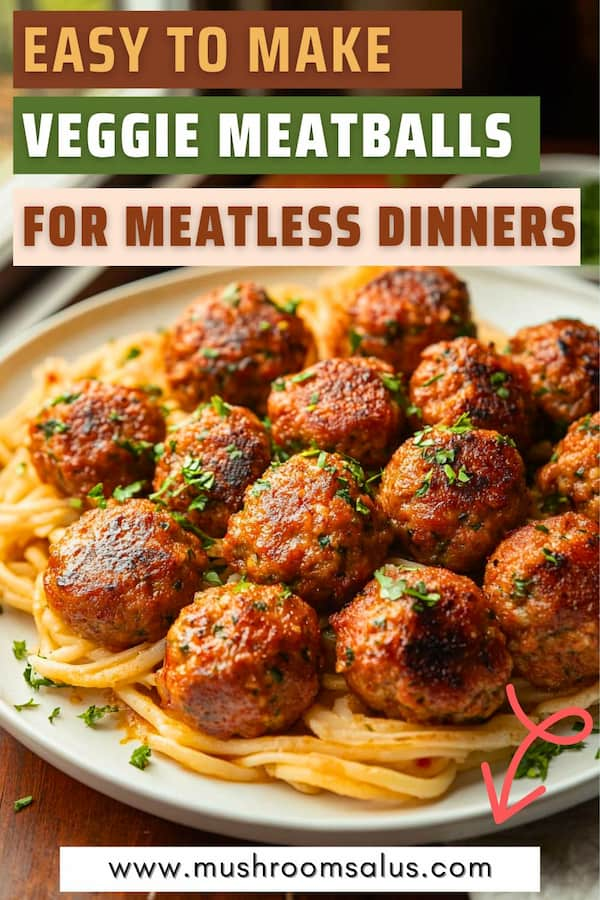 easy to make veggie meatballs vegetarian recipe