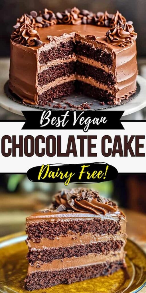 vegan chocolate cake dairy free