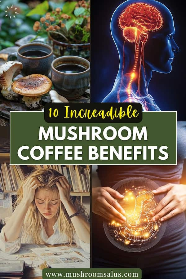 mushroom coffee benefits list