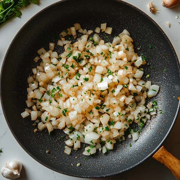 sauteed onions and garlic