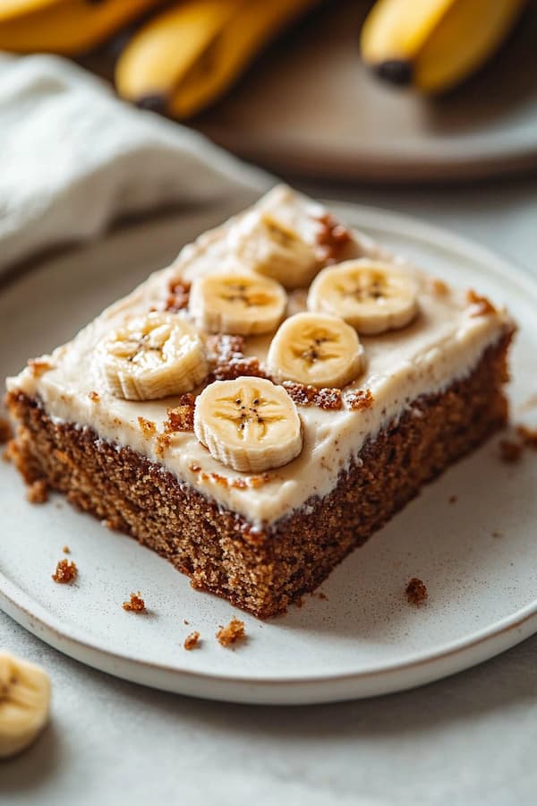 vegan banana cake photo