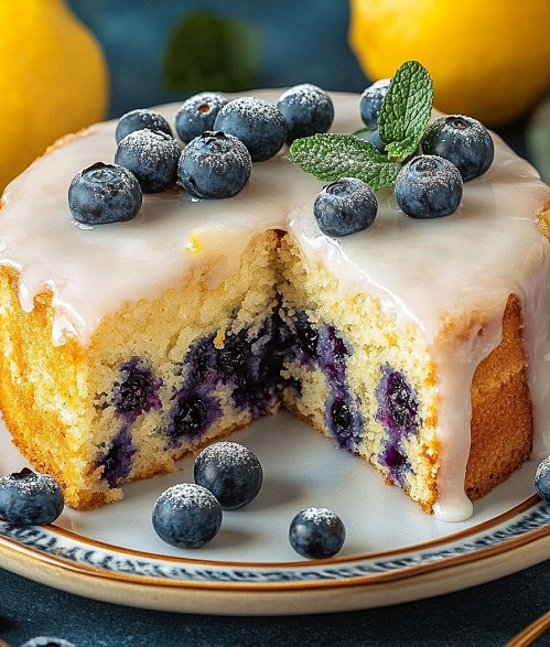 vegan blueberry cake recipe