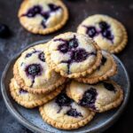 vegan blueberry pie cookies