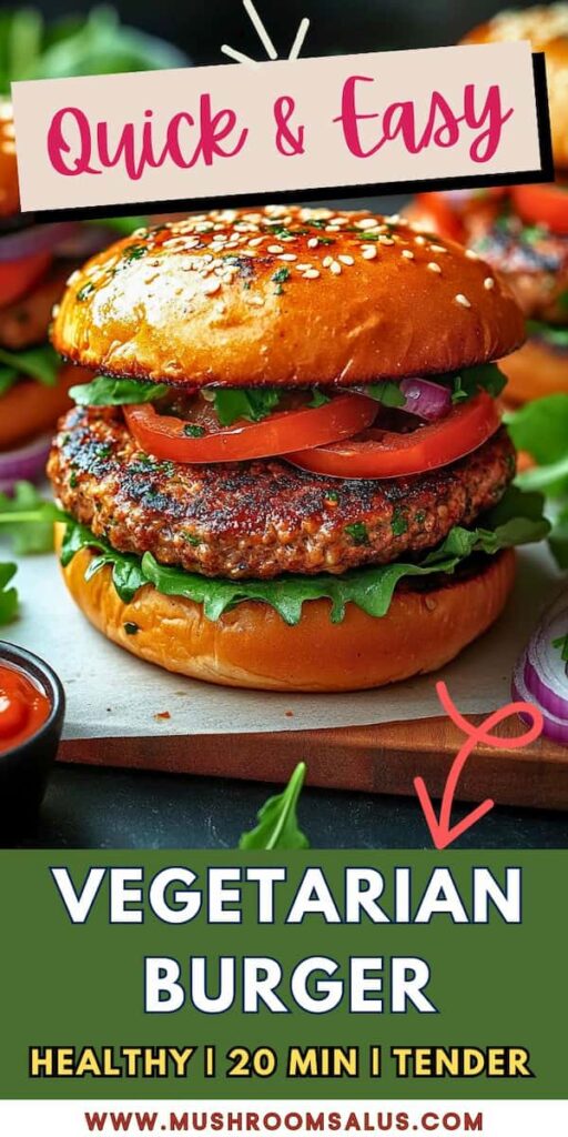 vegetarian burger recipe easy and healthy