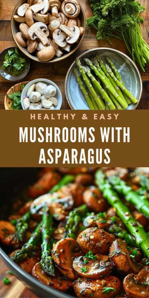 Easy Mushrooms & Asparagus