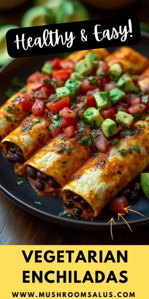 Black Bean Vegetarian Enchiladas