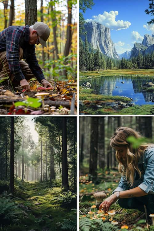 best national parks for mushroom foraging graph