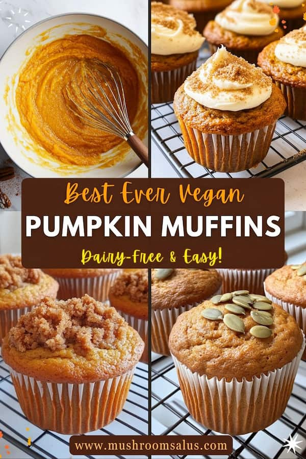 vegan pumpkin muffins