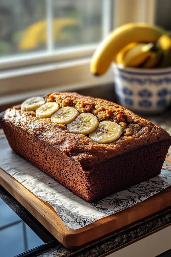 dairy free vegan banana cake