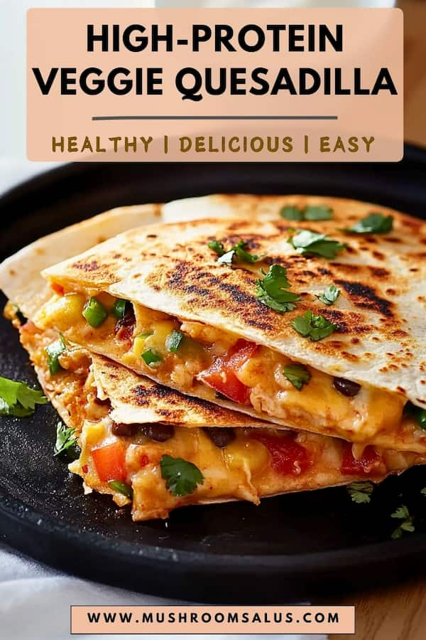 high protein veggie quesadilla recipe easy