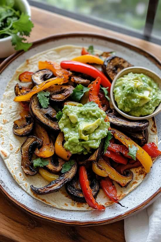 easy mushroom fajitas recipe