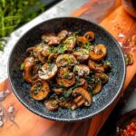 mushrooms and spinach easy