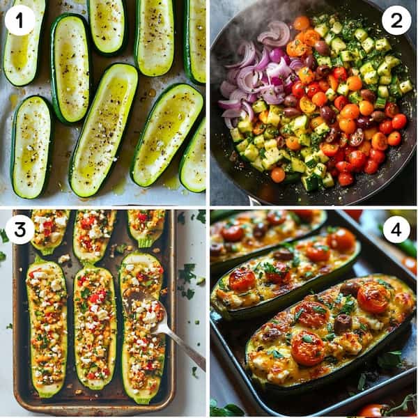 stuffed zucchini boats