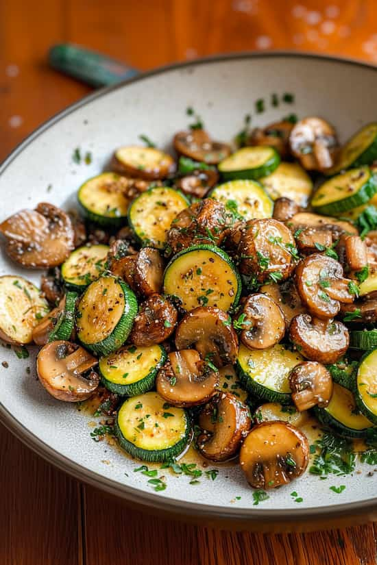 sauteed mushrooms and zucchini recipe easy