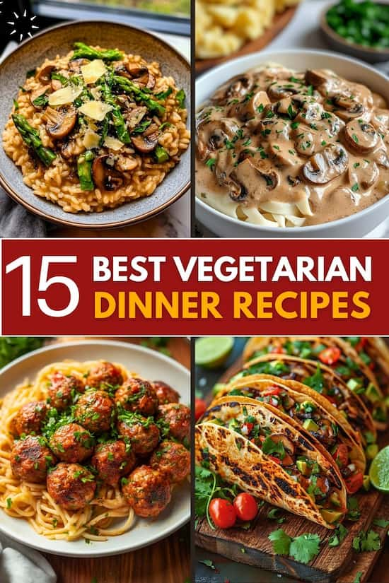 easy vegetarian dinner recipes