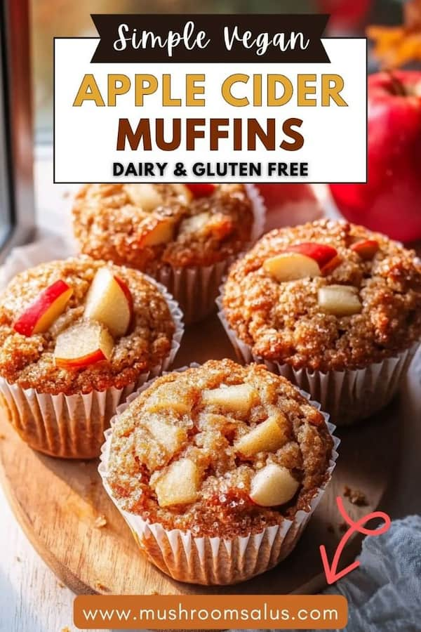 Apple Cider Muffins – No Gluten, No Dairy!