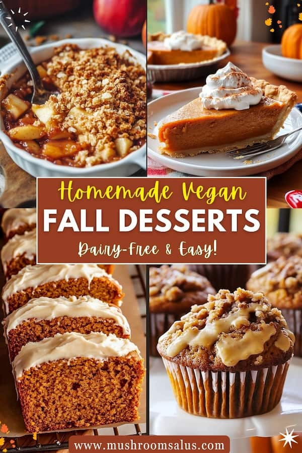 Vegan Fall Desserts