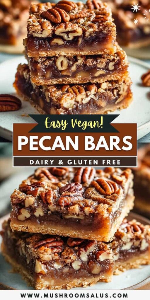 vegan pecan bars