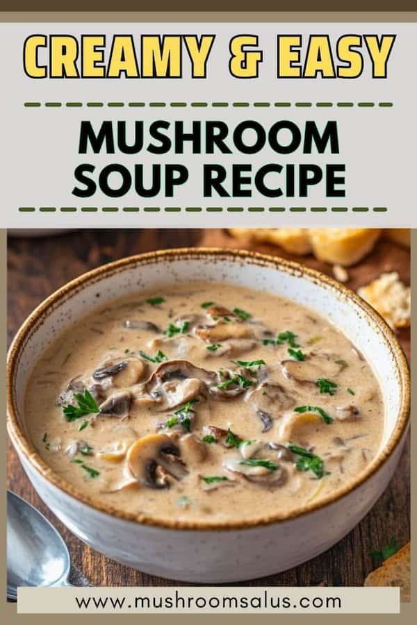 Cream of Mushroom Soup from Scratch