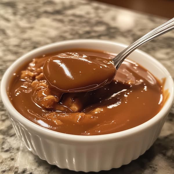 caramel sauce bowl